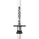MONVELO Adult Commuter Foldable Scooter White - Top-Down View