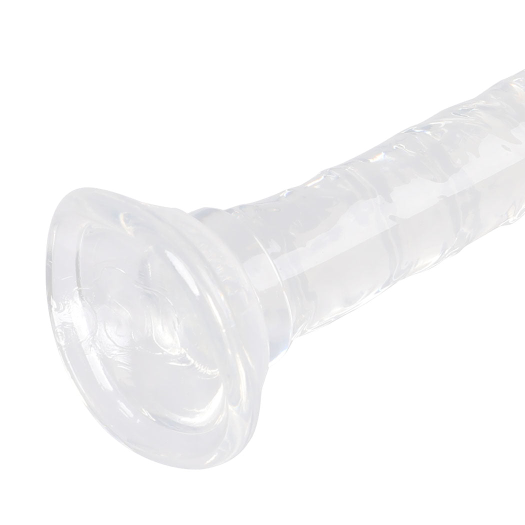 Crystal Dildo Dong Realistic Penis Cock White 15cm-2018816607383588868