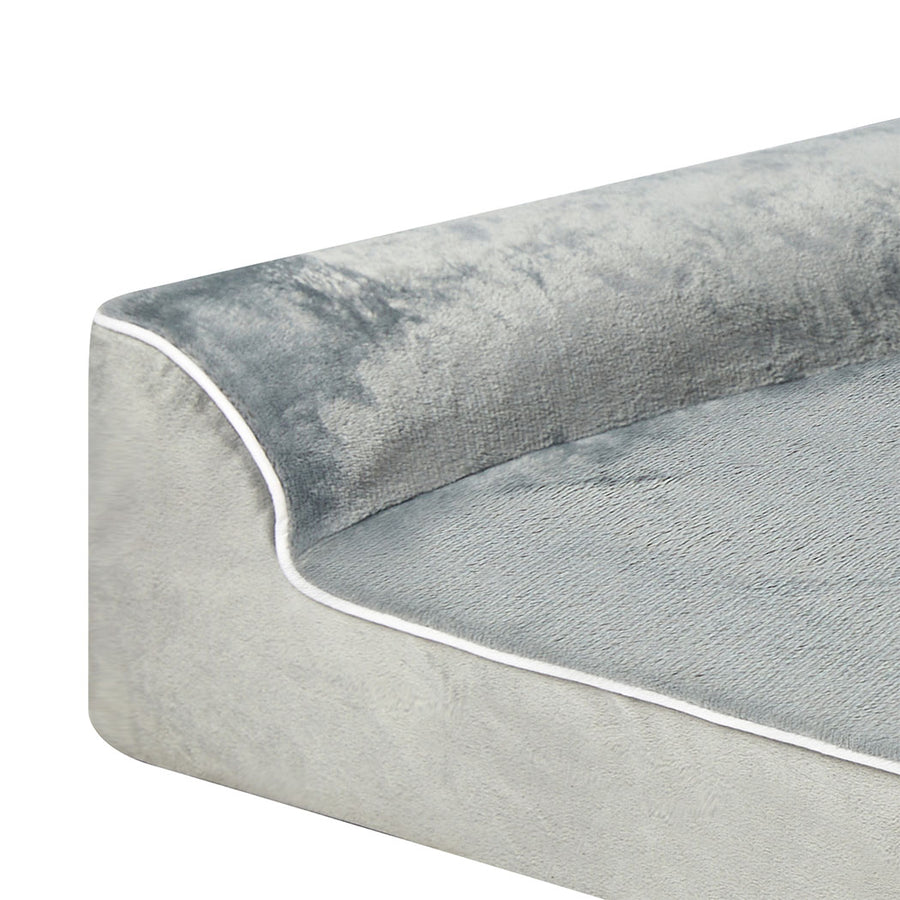 Pawz Orthopedic Dog Bed L Grey-2006732879849197572