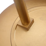 Levede Side Table Coffee Bedside End Golden - Top-Down View