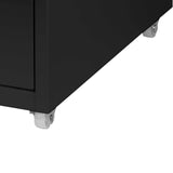 Levede 8 Drawer Office Cabinet Drawers Black - Top-Down View
