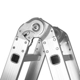 Traderight Multi Purpose Ladder Aluminium - Top-Down View