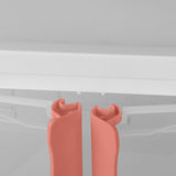Plastic Storage Containers Stackable Red - Top-Down View