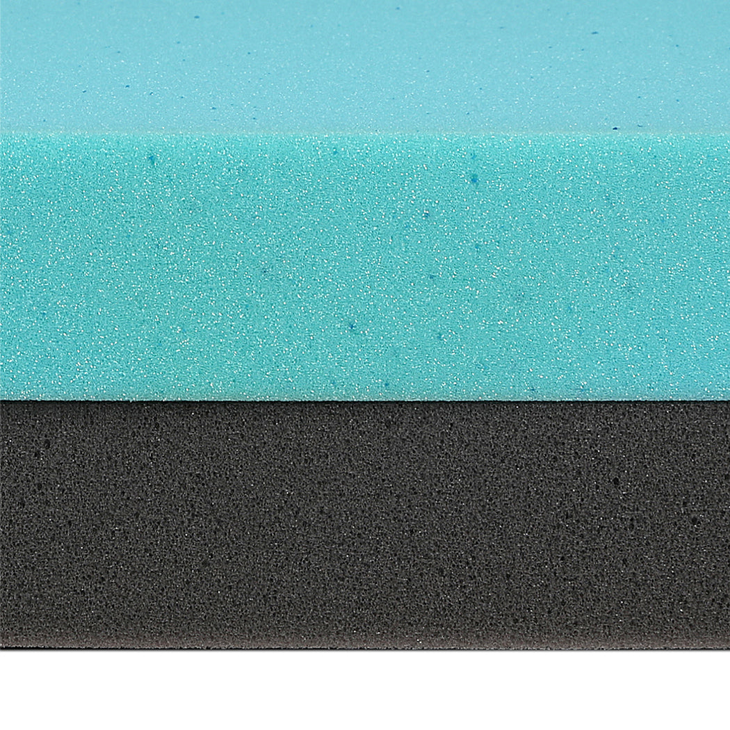 Dreamz Dual-Layer Memory Foam Mattress Topper 10cm-2017004948646137861