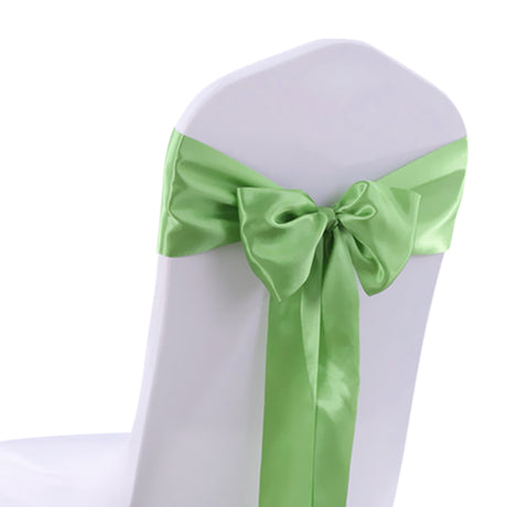 20 Green Fabric Chair Sashes Covers Grass Green-2018816627025514501