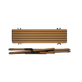 Levede Folding Camping Table Chair Set Oak-2006733114654724101