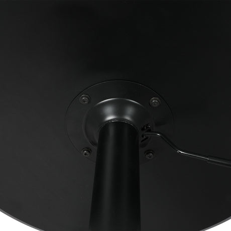 Levede Bar Table Swivel Gas Lift Counter Black-2018816854079967237