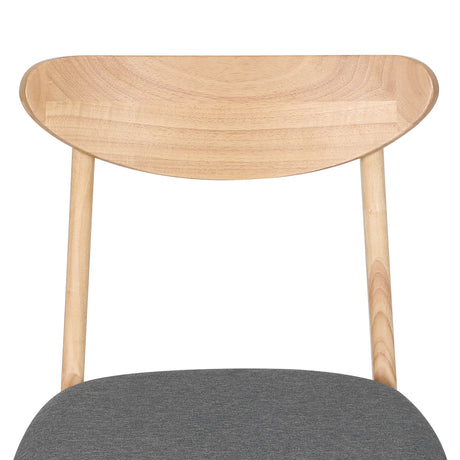 Levede 2xDining Chairs Kitchen Chair Nature Clear 2Pack-1954802985414561797