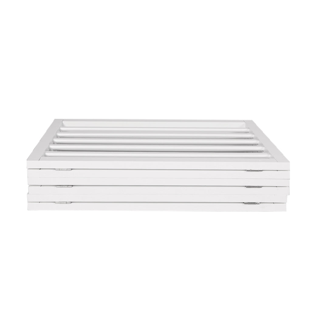 PaWz Wooden Pet Gate Dog Fence Safety White 100 Pack-1954802529762152453