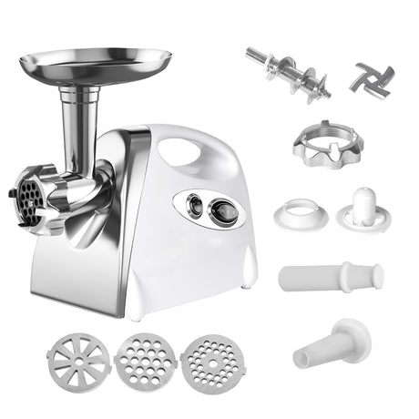 800W Electric Meat Grinder Mincer Sausage White-2018816840733691909