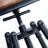Levede 4x Bar Stools Industrial Kitchen - 45-Degree Angle