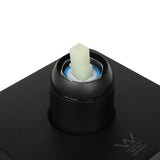 Dutxa Bathroom Shower Mixer Tap Brass Black - 45-Degree Angle