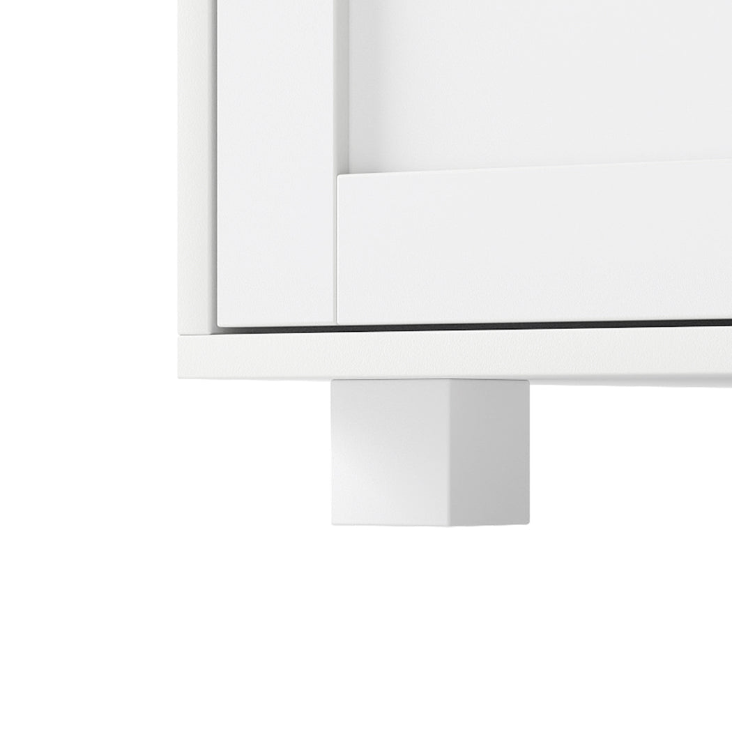 Levede Shoe Cabinet Door Storage Rack Cupboard White-2011971110060560389