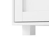 Levede Shoe Cabinet Door Storage Rack Cupboard White-2011971110060560389
