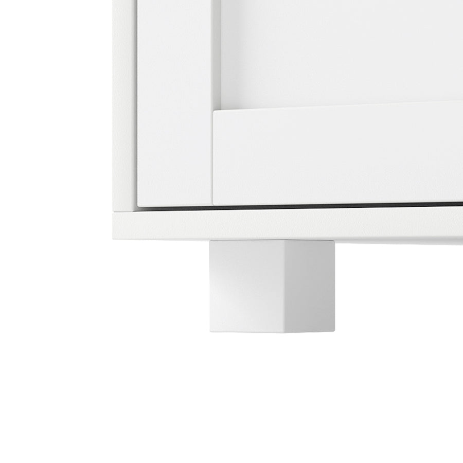 Levede Shoe Cabinet Door Storage Rack Cupboard White-2011971110060560389