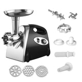 800W Electric Meat Grinder Mincer Sausage Black - 45-Degree Angle