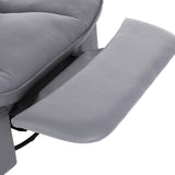 Levede Electric Chair Recliner Swivel Grey - 45-Degree Angle