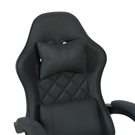 Levede Office Chair High Back Suede Fabric Gaming Chair-2006733418200698885