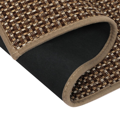 Marlow Kitchen Rug 2PCS Woven Non Slip Absorbent Brown-2018816688908275717
