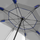 Mountview Beach Umbrella Outdoor Umbrellas Blue 2.13M - 45-Degree Angle