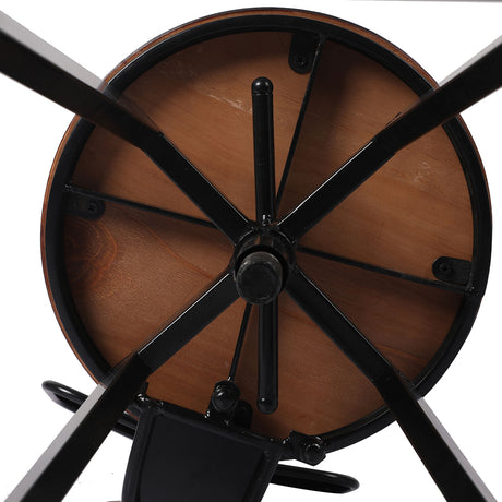 Levede 1x Industrial Bar Stools Kitchen-1954802948261416965