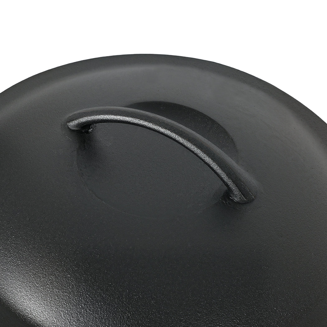 Pawz 6.6L Cast Iron Dutch Oven Heavy Duty Casserole Pot-2011971112291930117