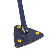 Cleanflo Cleaning Mop Dry Wet Triangle Blue - 45-Degree Angle