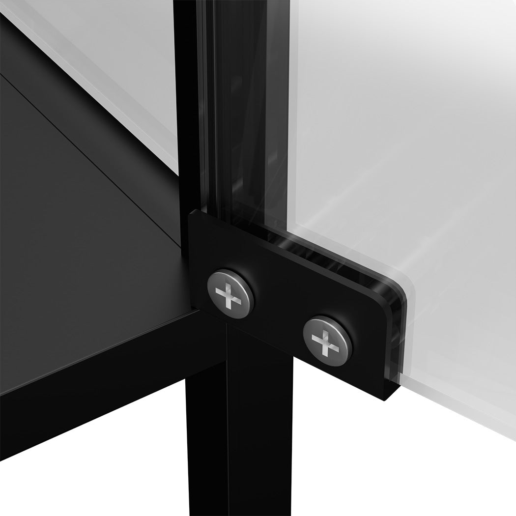 Stacked Glass Display Cabinet Steel 4 Tier 160cm-2006732866213515269