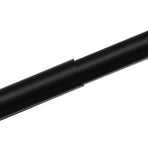 Marlow Black Double Curtain Rod Steel Pole Pommel Set Extendable Adjustable-2018816770139361285