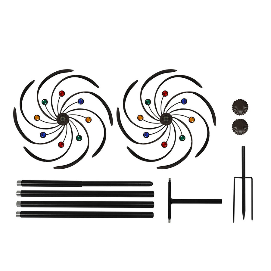 Garden Windmill Wind Mill Spinner Metal-2018816693433929733