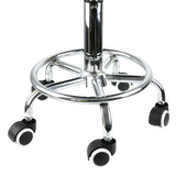 Levede Bar Stools Salon Stool Swivel Teal - Top-Down View