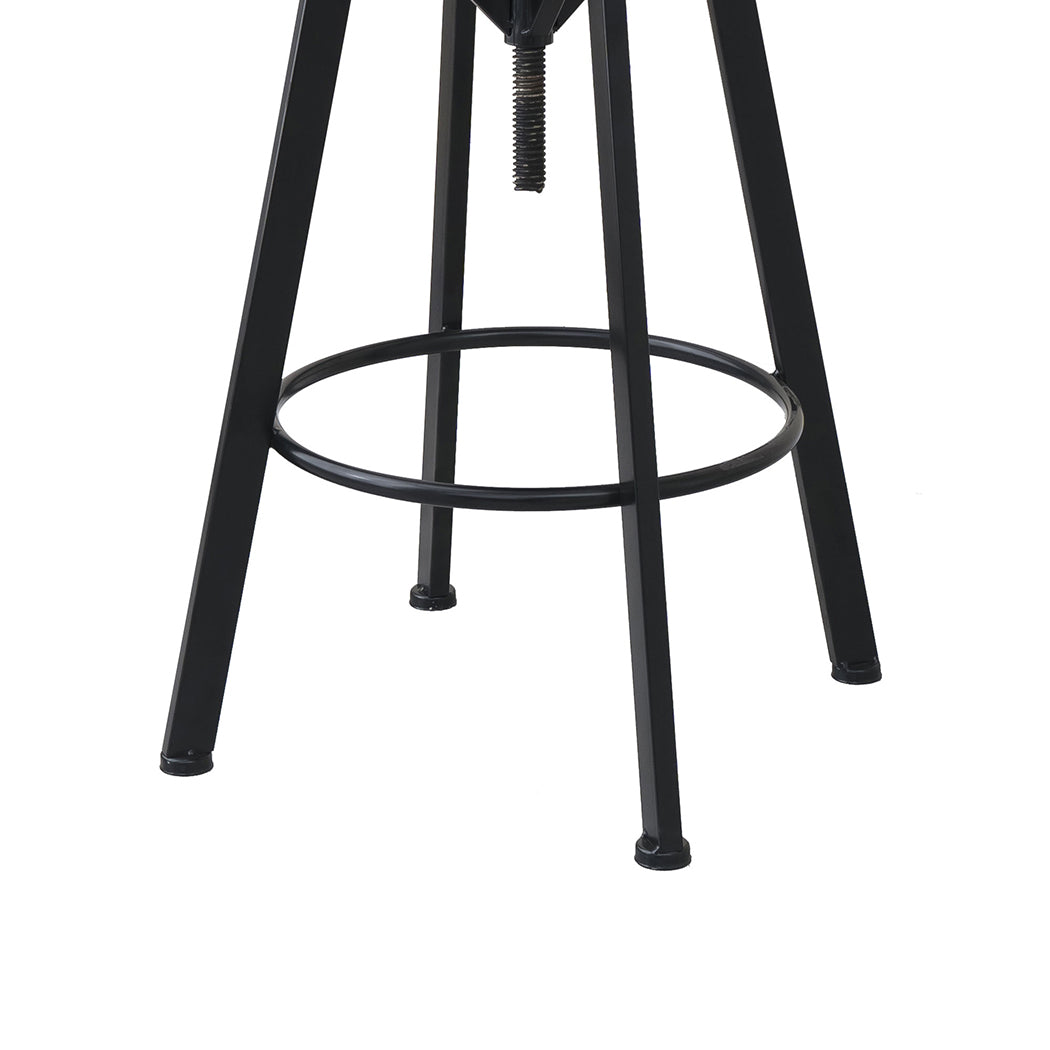 Levede 1x Bar Stool Industrial Adjustable-2006733238923563013