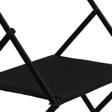 Levede Foldable Camping Storage Shelves 2 Layer with Hooks Black-2018816784416772101