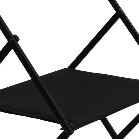 Levede Foldable Camping Storage Shelves 2 Layer with Hooks Black-2018816784416772101