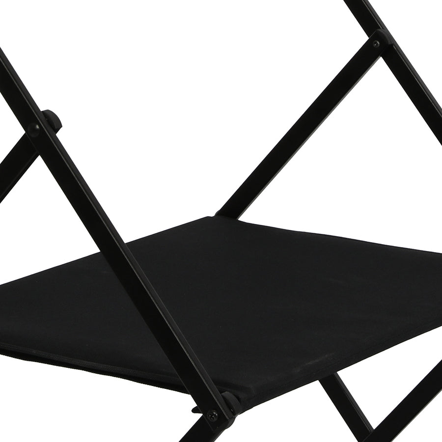 Levede Foldable Camping Storage Shelves 2 Layer with Hooks Black-2018816784416772101