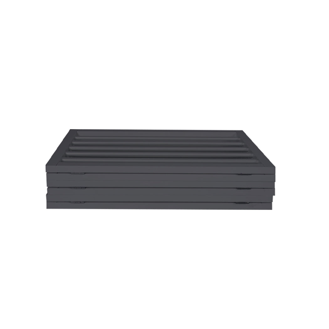 PaWz Wooden Pet Gate Dog Fence Safety Grey 100 Pack-2006732964356034565