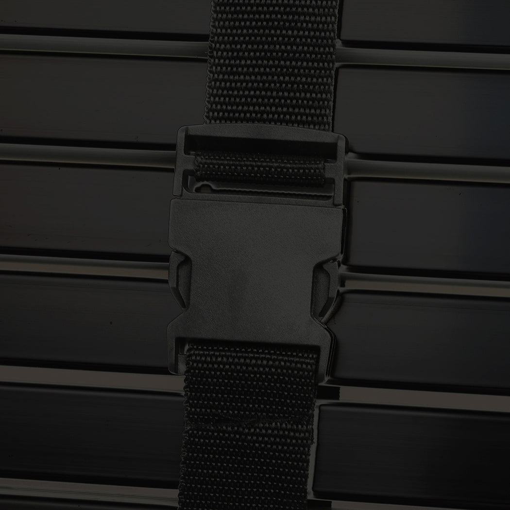 Traderight Multipurpose Aluminium Ladder Telescopic 2.6M Black 2.6 Meter-1954802733429166085