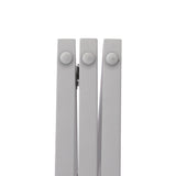Wooden Pet Gate Dog Fence Retractable White 2000x 3MM - 45-Degree Angle