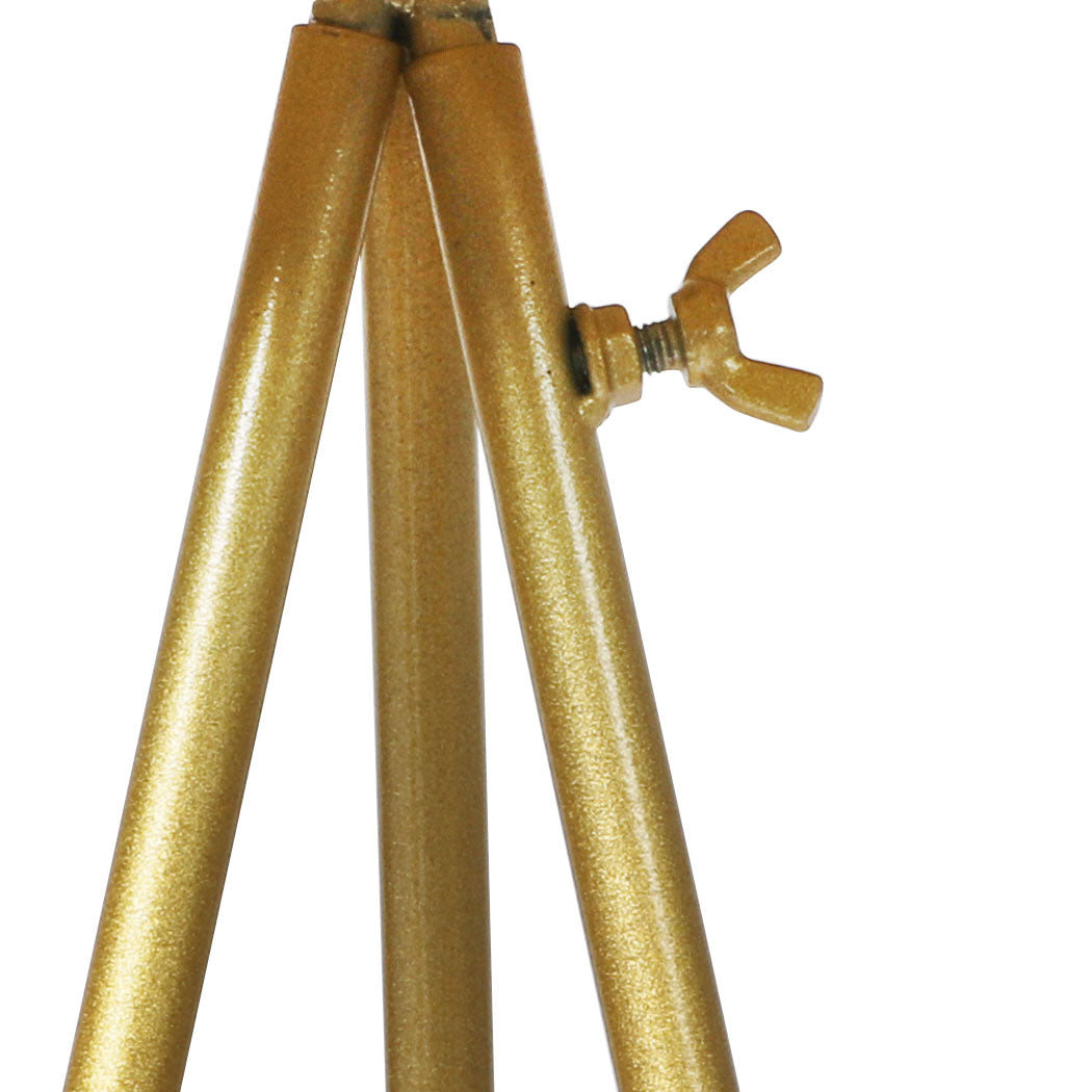 Levede Plant Stand 2 Tiers Outdoor Indoor Gold Medium-2006732933125246981