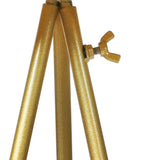 Levede Plant Stand 2 Tiers Outdoor Indoor Gold Medium - 45-Degree Angle