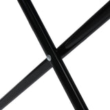 Levede 2Pcs Camping Chairs Folding Arm Black - 45-Degree Angle