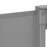 BoPeep Retractable Baby Safety Gates 300cm Grey 300 cm - 45-Degree Angle