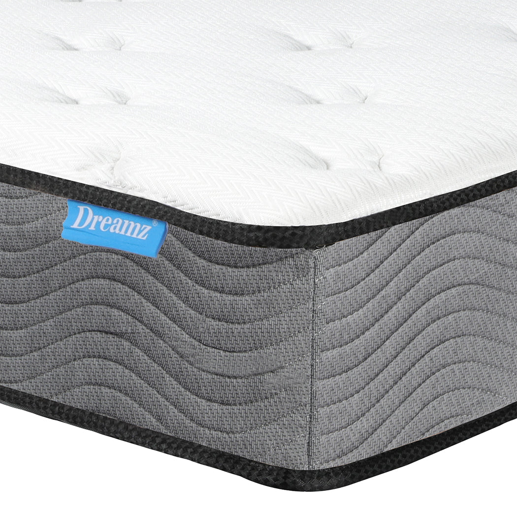 Dreamz Spring Mattress Pocket Bed Top Single-2006733092101951493
