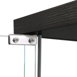 Stacked Display Storage Cabinet Glass Black-2006733282951172101