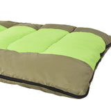 Mountview Sleeping Bag Outdoor Camping Green - 45-Degree Angle
