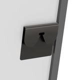 Yezi 165X60CM Full Length Mirror Wall Mounted Mirror Black - 45-Degree Angle