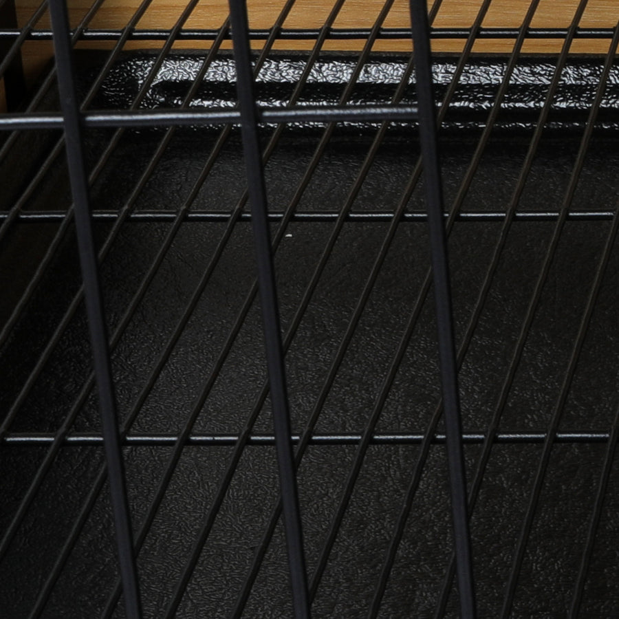 PaWz Wooden Wire Dog Kennel Side End L Large-2018816896866062341