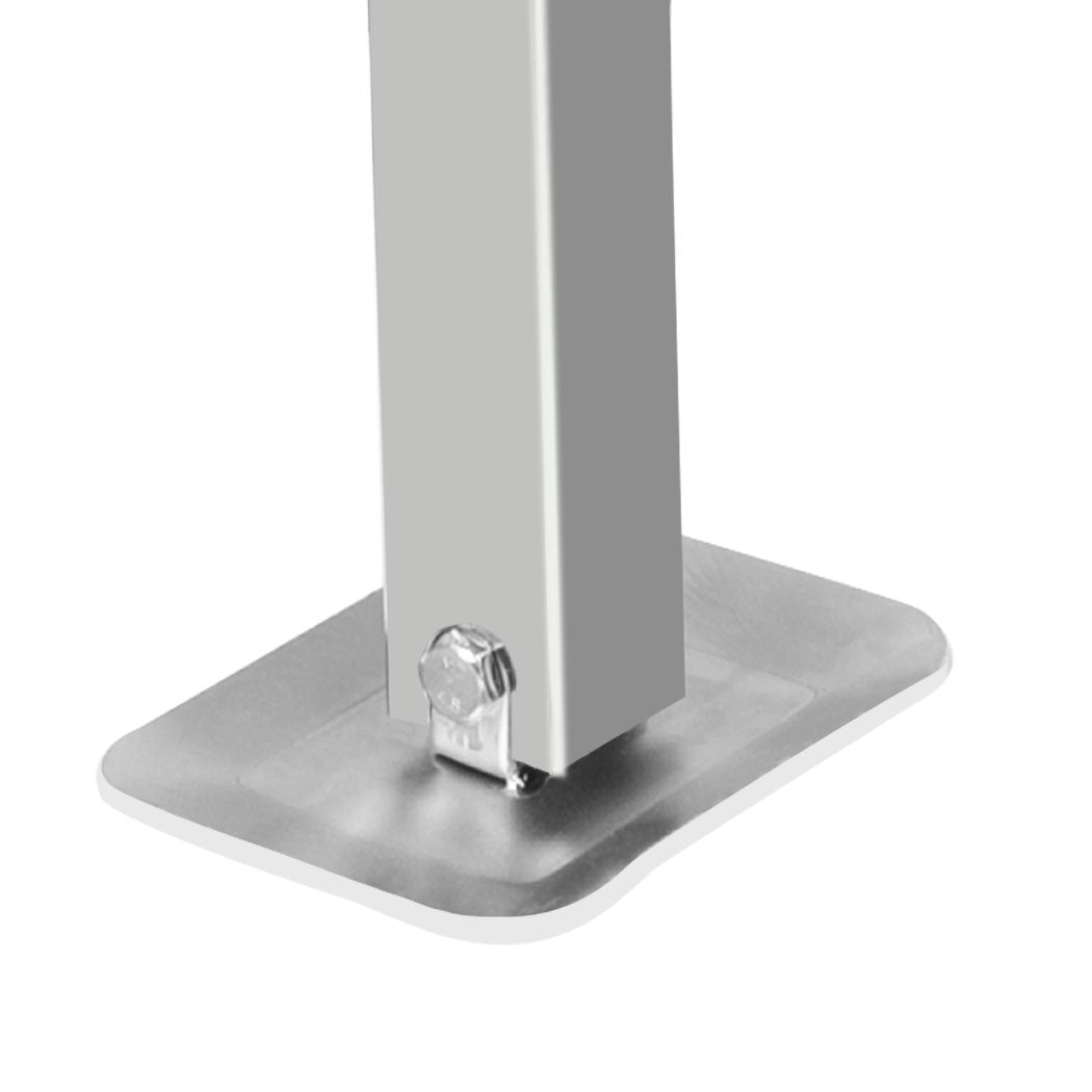 Manan 2X 410mm-545mm Drop Down Corner Silver-2006733249161859077