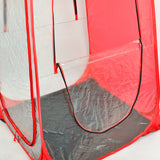 2x Mountview Pop Up Tent Camping Weather Red - 45-Degree Angle