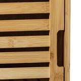 Levede Bathroom Bamboo Storage Cabinet Natural - 45-Degree Angle
